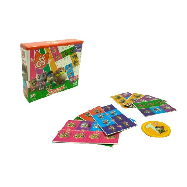 

Игра настольная Vladi Toys Домино. 44 Cats VT8055-14