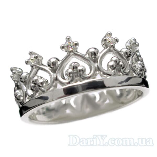 

Серебряное кольцо Королева.