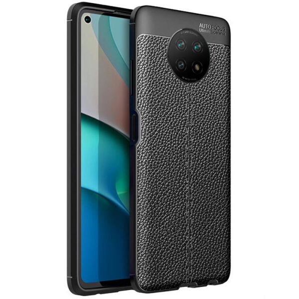 

Чехол Epik фактурный для Xiaomi Redmi Note 9 5G / Note 9T с имитацией кожи Черный