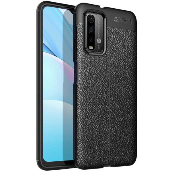 

Чехол Epik фактурный для Xiaomi Redmi Note 9 4G / Redmi 9 Power с имитацией кожи