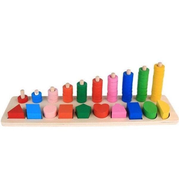 

Деревянная игрушка Limo Toy Геометрика Фигуры MD1268