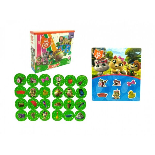 

Игра настольная Vladi Toys Лото. 44 Cats VT8055-13