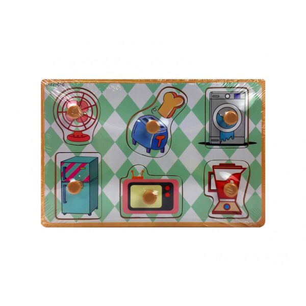 

Деревянная игрушка Рамка-вкладыш Bambi Бытовая техника MD 2384-017
