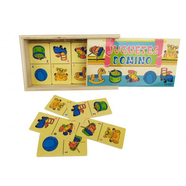 

Деревянная игрушка METR+ Домино MD 2198-7