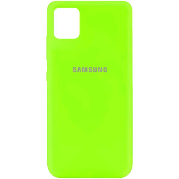 

Чехол Epik Silicone Cover My Color Full Protective A для Samsung Galaxy Note 10 Lite A81 Салатовый / Neon green