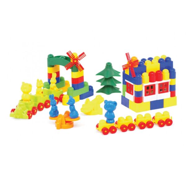 

Детский конструктор Colorplast "Мастер Блок" №8 1-030 108 дет.