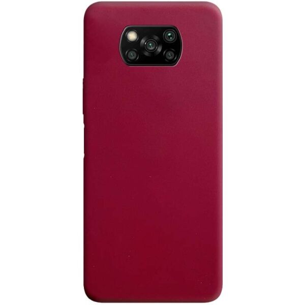 

Чехол Epik Candy для Xiaomi Poco X3 NFC силиконовый Бордовый