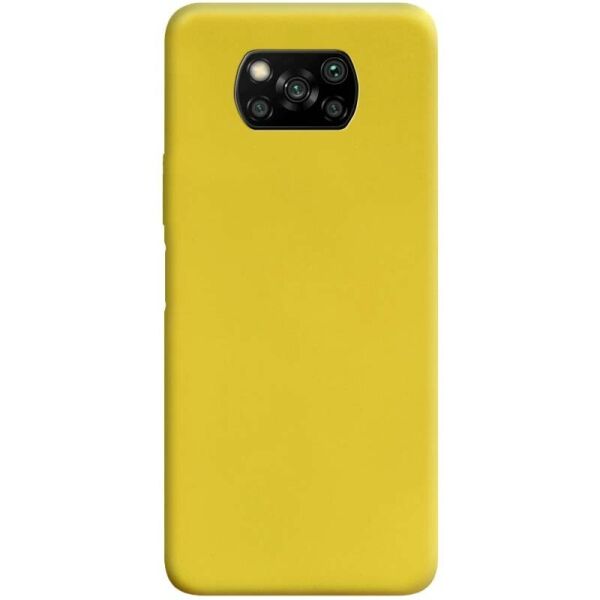 

Чехол Epik Candy для Xiaomi Poco X3 NFC силиконовый Желтый