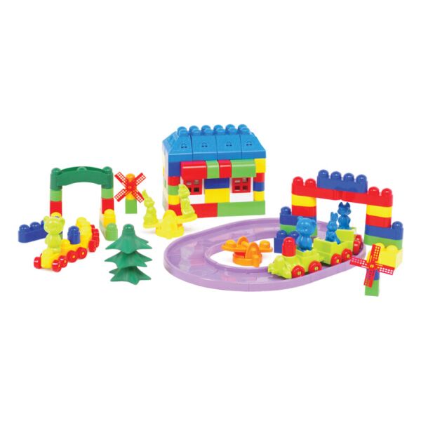 

Детский конструктор "Мастер Блок" Colorplast №10 135 дет. 1-032