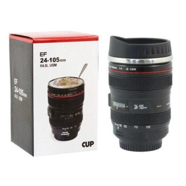

Термокружка термочашка объектив Canon 24-105 с линзой
