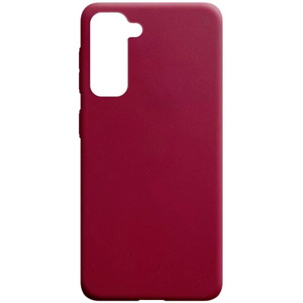 

Чехол Epik Candy для Samsung Galaxy S21+ Силиконовый Бордовый