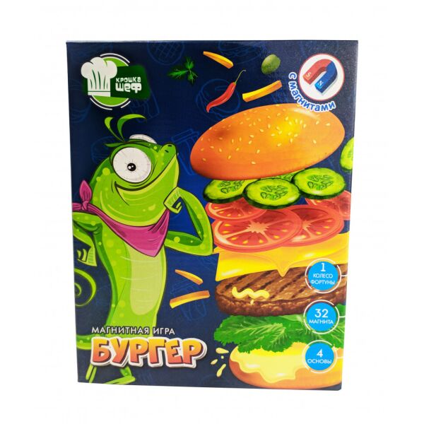 

Игра настольная Vladi Toys магнитная Бургер VT2310-02