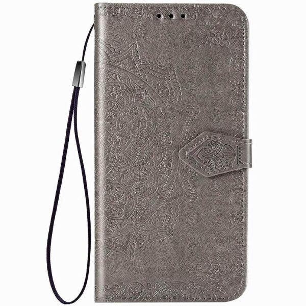 

Чехол-книжка Epik Art Case с визитницей для Oppo A52 / A72 / A92 Кожаный Серый