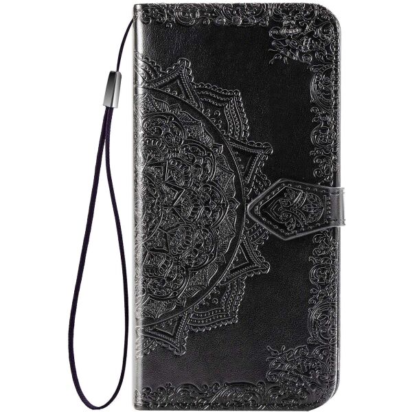 

Чехол-книжка Epik Art Case с визитницей для Samsung Galaxy A02 Кожаный Черный