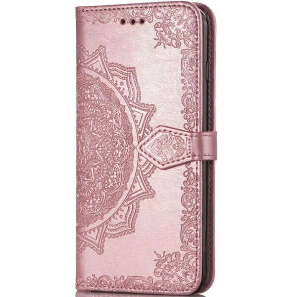 

Чехол-книжка Epik Art Case с визитницей для Oppo A5s / Oppo A12 Кожаный Розовый