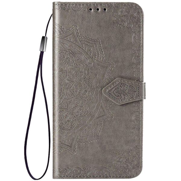 

Чехол-книжка Epik Art Case с визитницей для Oppo A5s / Oppo A12 Кожаный Серый