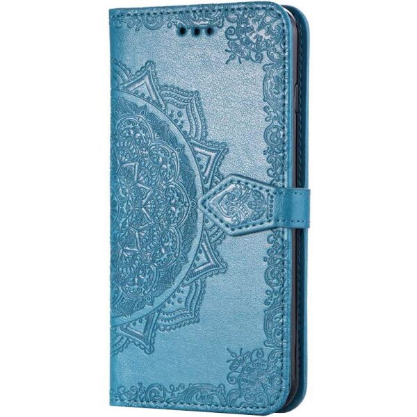 

Чехол-книжка Epik Art Case с визитницей для Oppo A5s / Oppo A12 Кожаный Синий