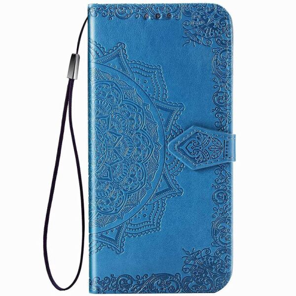 

Чехол-книжка Epik Art Case с визитницей для Oppo A52 / A72 / A92 Кожаный Синий