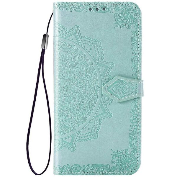 

Чехол-книжка Epik Art Case с визитницей для Oppo A52 / A72 / A92 Кожаный Бирюзовый