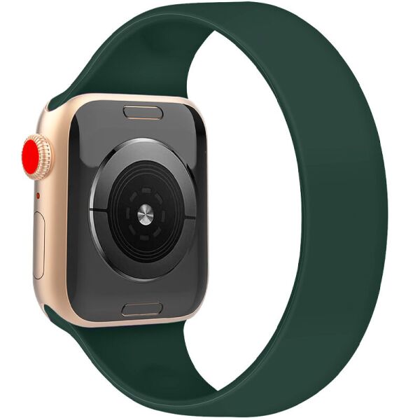 

Ремешок Epik Solo Loop для Apple watch 42mm/44mm 156mm Зеленый/Pine green