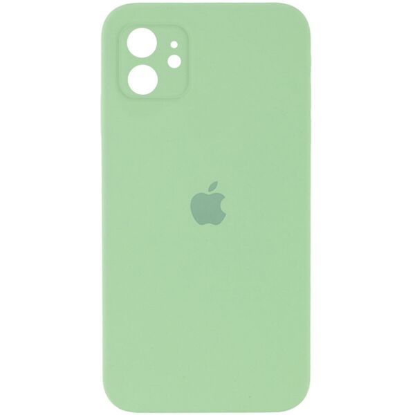

Чехол Epik Silicone Case Square Full Camera Protective AA для Apple iPhone 11 Мятный / Mint