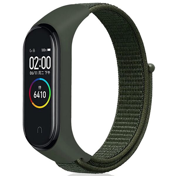 

Ремешок Epik Nylon для Xiaomi Mi Band 3/4/5 Зеленый