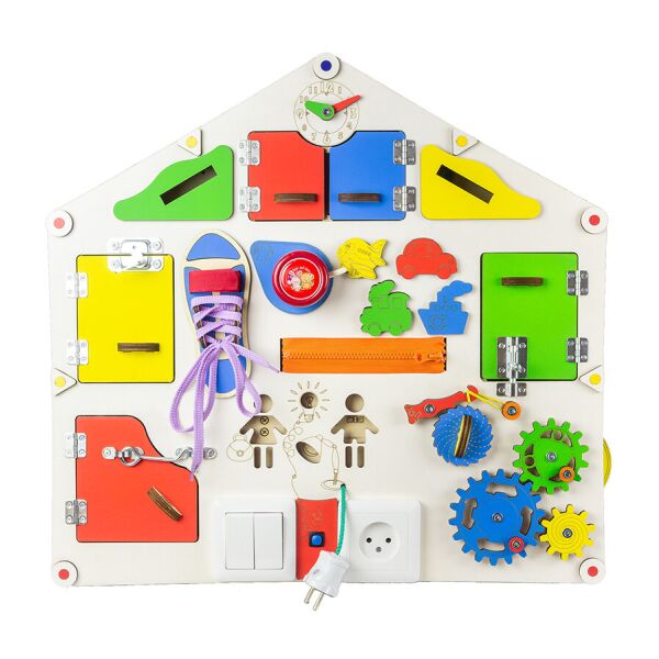 

Доска дом большая развивающая GoodPlay с подсветкой D004