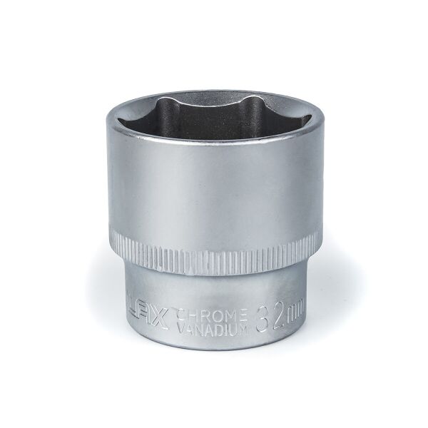 

Головка торцевая Polax автомобильная шестигранная 32 мм, 1/2", CrV (25-098)