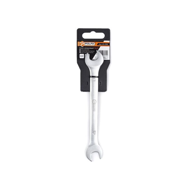 

Ключ рожковый Polax CrV DIN 3110 Satin finish 12*13 мм (25-058)