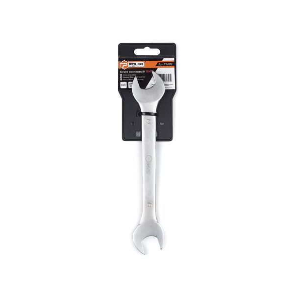 

Ключ рожковый Polax CrV DIN 3110 Satin finish 18*19 мм (25-061)