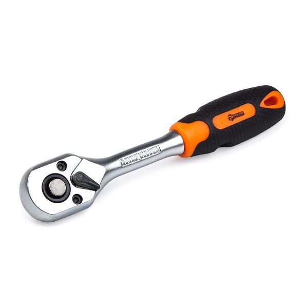 

Рукоятка трещотка с храповым механизмом на 72 зуба 1/2" Polax, CrV (25-076)