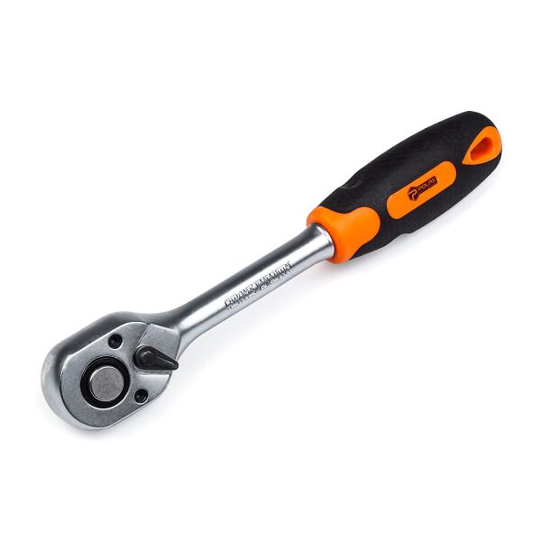 

Рукоятка трещотка с храповым механизмом на 72 зуба 1/4" Polax, CrV (25-077)