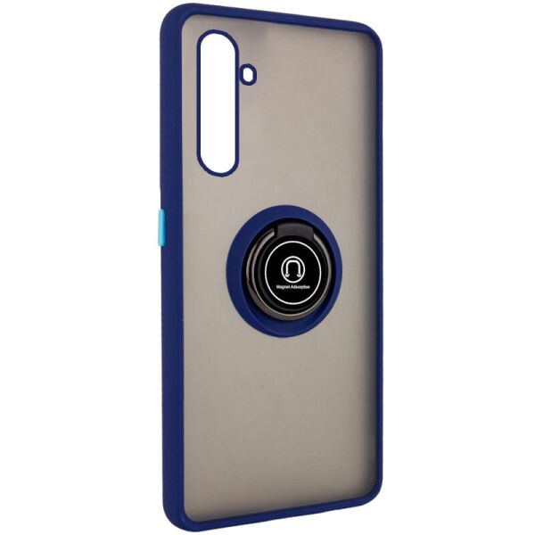 

Чехол Deen ColorEdgingRing for Magnet для Realme 6 Pro Синий