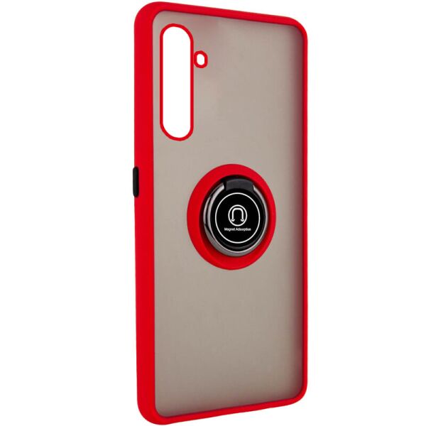 

Чехол Deen ColorEdgingRing for Magnet для Realme 6 Pro Красный