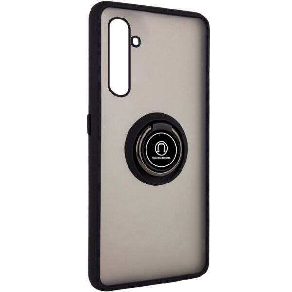 

Чехол Deen ColorEdgingRing for Magnet для Realme 6 Pro Черный