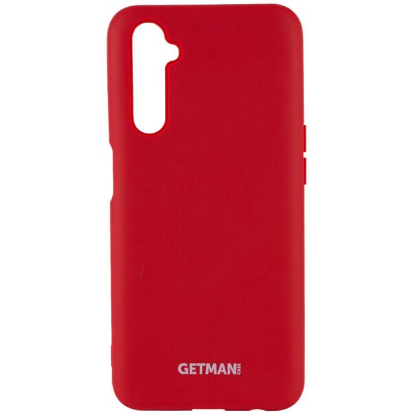 

Чехол Silicone Cover GETMAN for Magnet для Realme 6 Красный / Red