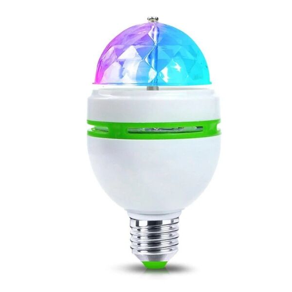 

Вращающаяся диско-лампа LED FULL COLOR LY-399