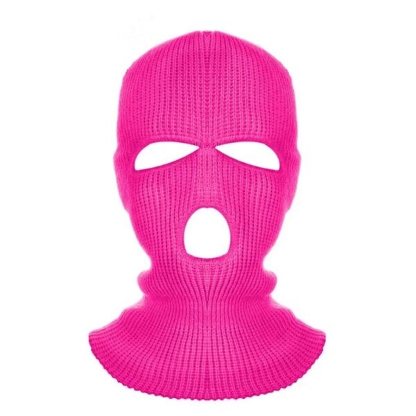 

Балаклава маска (Бандитка 3) Розовая 2, Унисекс