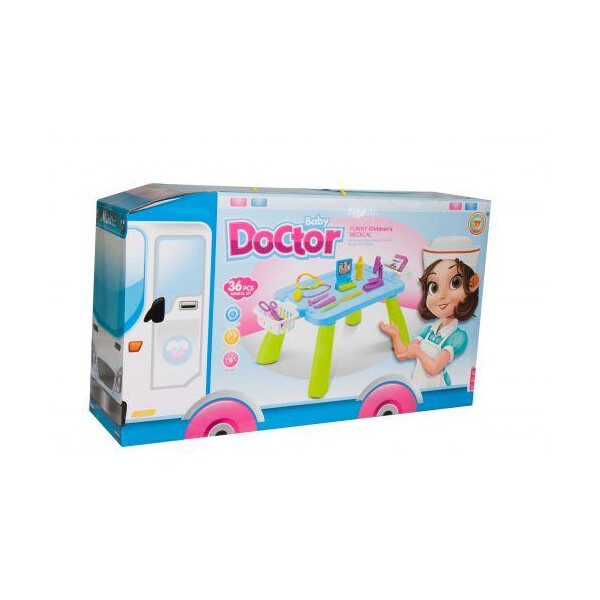 

Набор Kronos Toys A409 Малыш доктор столик с инструментами (tsi_43406)