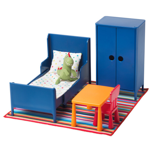 

Игрушечная мебель/спальня IKEA HUSET Синий (902.922.59)
