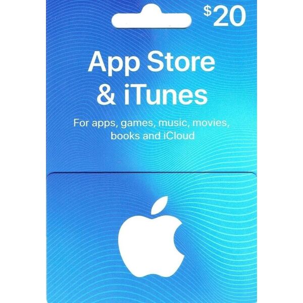 

Подарочная карта iTunes Apple /App Store Gift Card 20 usd US-регион