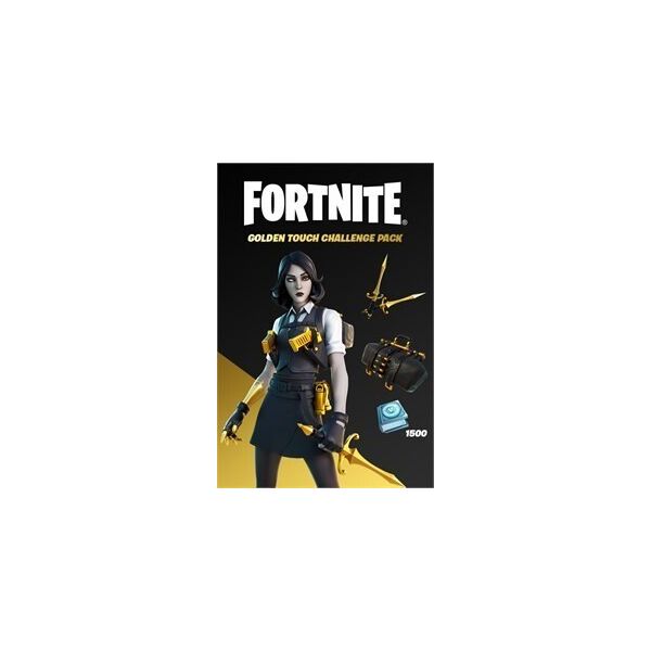 

Подарочная карта оплаты Fortnite: Golden Touch Challenge Pack Фортнайт набор «Золотые руки»