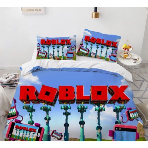 

Комплект постельного белья из трех частей с 3D рисунком Roblox Роблокс №8