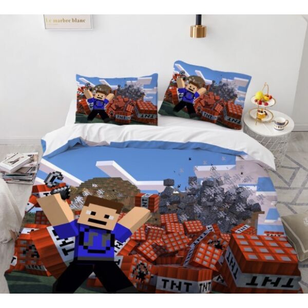 

Комплект постельного белья из трех частей с 3D рисунком Roblox Роблокс №13