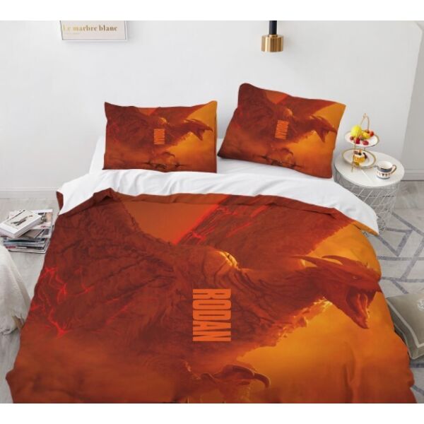 

Комплект постельного белья с 3D рисунком Годзилла #18