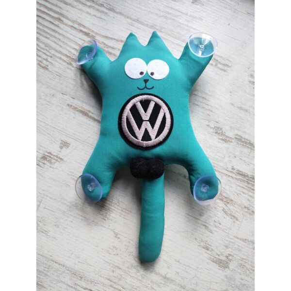 

Игрушка мягкая Кот Саймон Volkswagen голубая