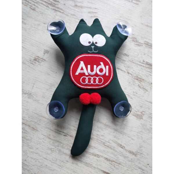 

Игрушка мягкая Кот Саймон AUDI, темно-зеленая