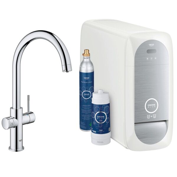 

Смеситель для кухни с функцией очистки водопроводной воды Grohe Blue Home 31455000
