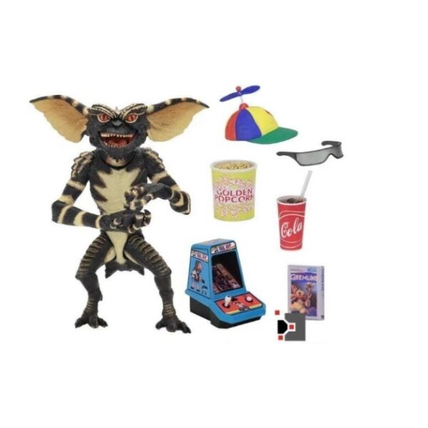 

NECA Фигурка Гремлина геймера Gremlins подвижная фигурка 18 см ПВХ