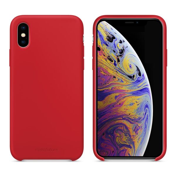 

Кейс MakeFuture Apple iPhone XS Silicone Red